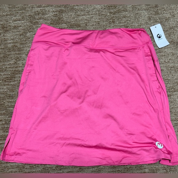 M MOTEEPI Golf Skirts for Women Skort Long Tennis Skirt with Pockets Rose L - Picture 6 of 10